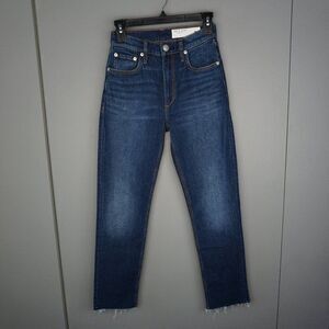Rag and Bone Women's Jeans Wren High Rise Slim Straight Jeans in Ava size 23